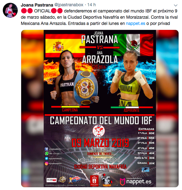 Twitter Joanna Pastrana