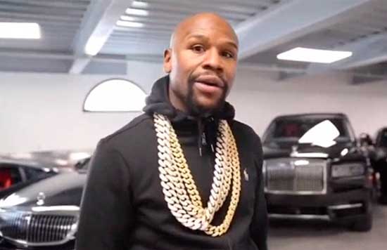 Floyd Mayweather muestra su colección de coches