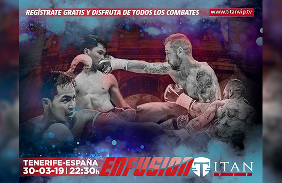 ¡No te pierdas ENFUSION el sábado 30 de marzo ENFUSION 81 en TITAN VIP!
